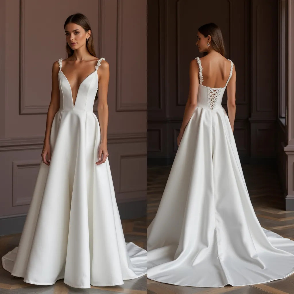A-Line Wedding Dress for a Timeless and Elegant Bridal Look