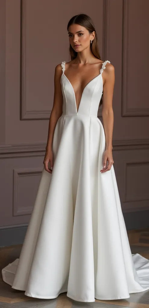 A-Line Wedding Dress for a Timeless and Elegant Bridal Look