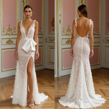 Flattering A-Line Wedding Dress with a Classic Silhouette