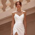 Mermaid Wedding Dress with a High Slit for a Fashion-Forward Look