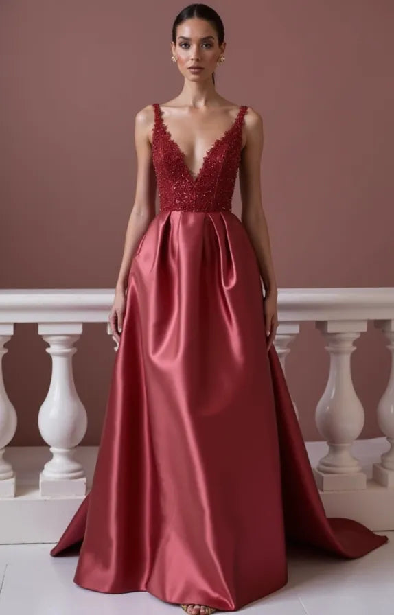 Elegant Prom Dress and Evening Gown with a Mermaid Silhouette for a Stunning Fit