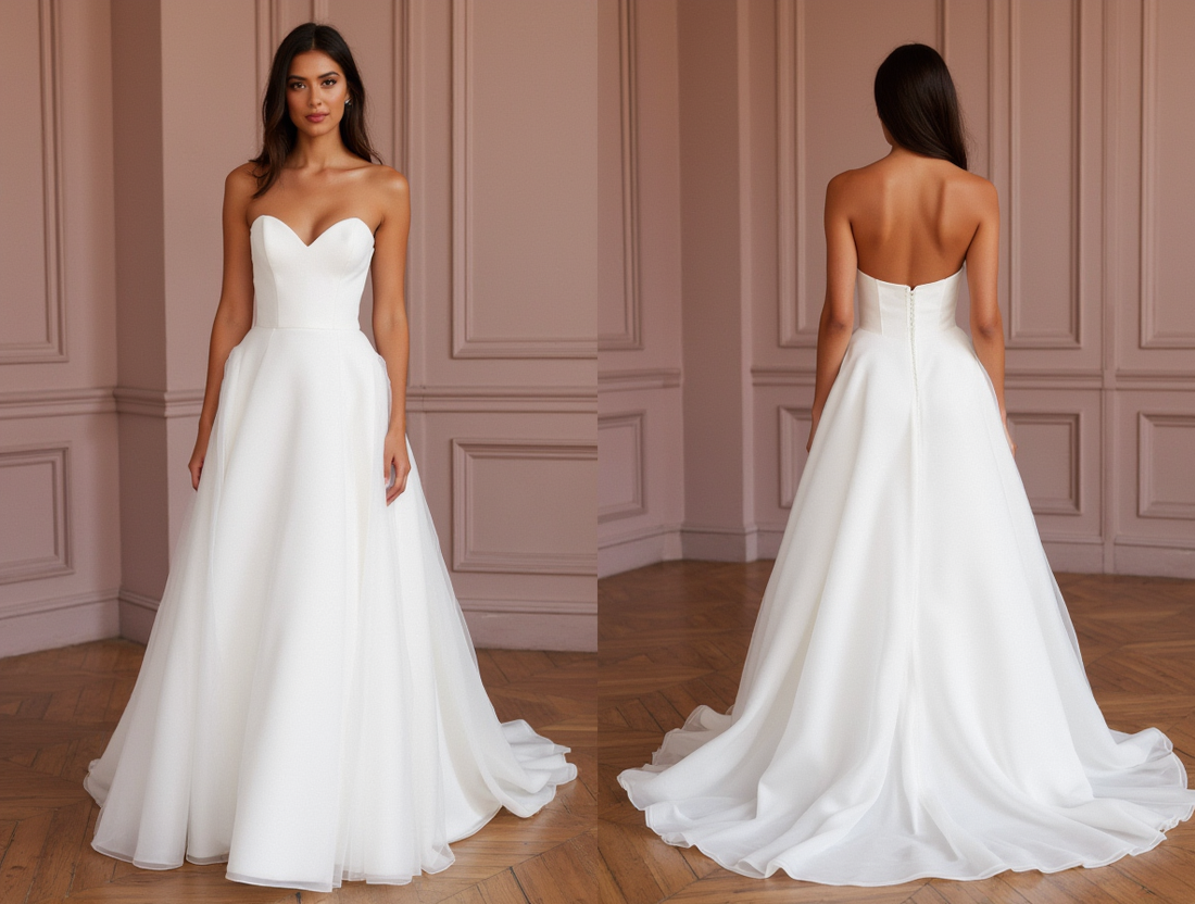Classic White Ball Gown Wedding Dress for a Princess-Inspired Wedding