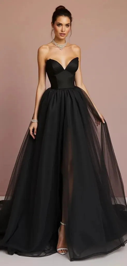 Elegant Black Wedding Dress for Brides Who Love a Bold Statement