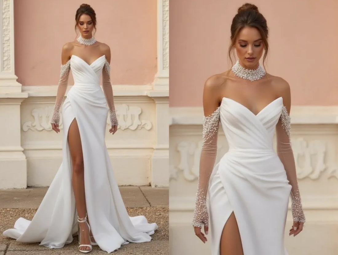 Lightweight A-Line Bridal Gown for a Comfortable and Stylish Look