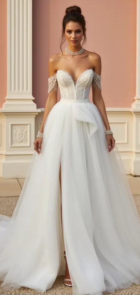 Princess Ball Gown Wedding Dress for a Grand Bridal Entrance
