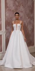 Princess Wedding Dress with Sparkling Details for a Glamorous Look