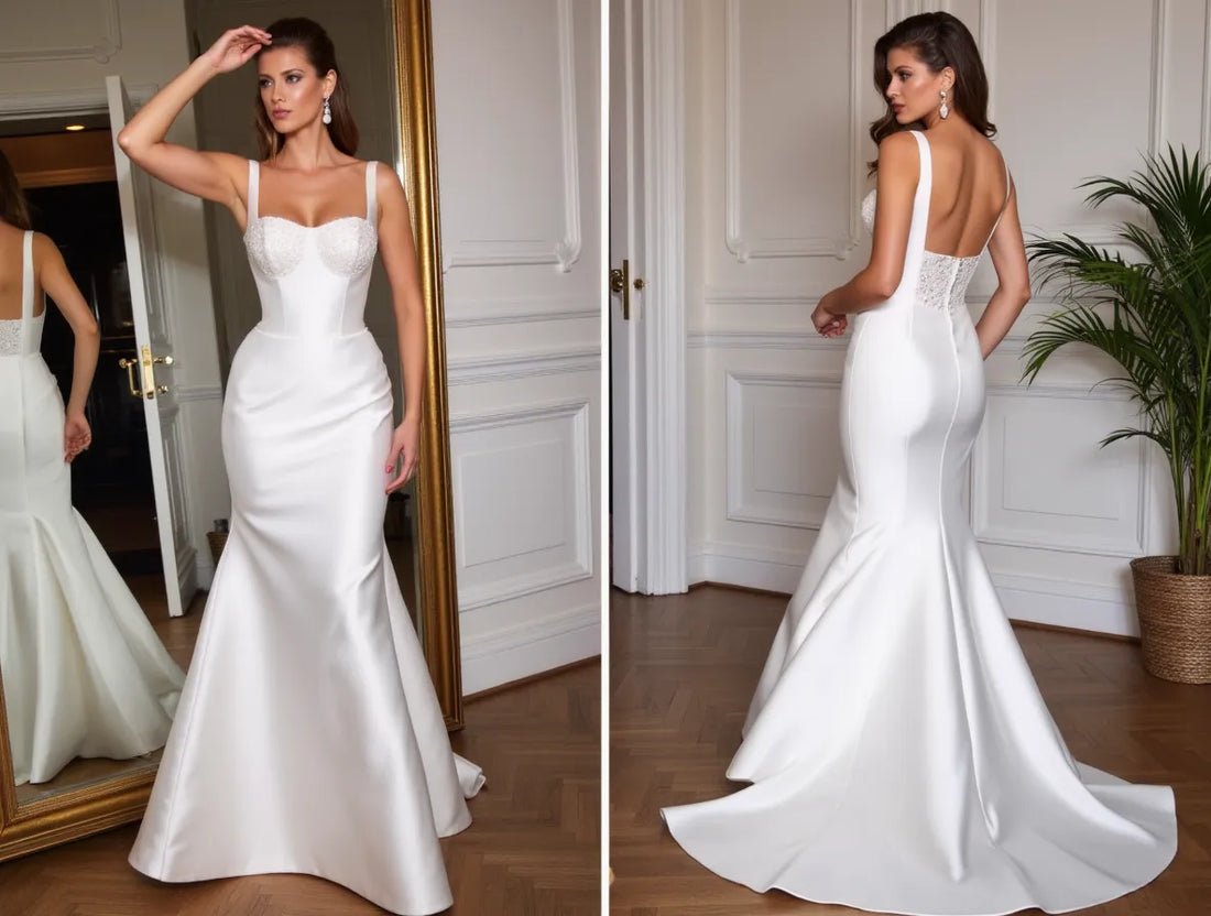 Mermaid Wedding Gown with Intricate Beading for a Touch of Luxury
