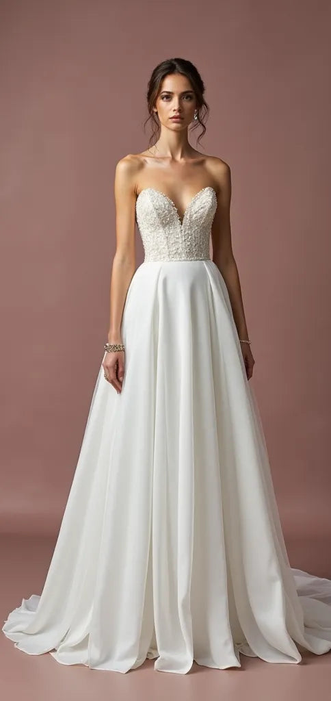 Luxury Princess Wedding Dress for Brides Who Want a Regal Style