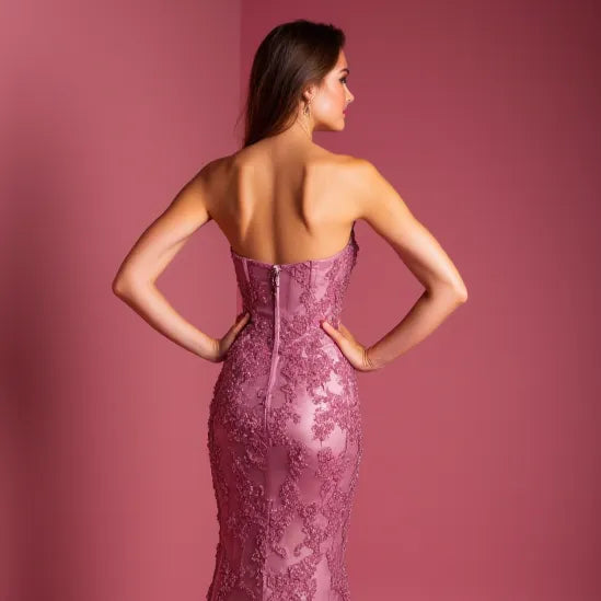Elegant Prom Dress and Evening Gown with a Low Back for a Sexy Touch