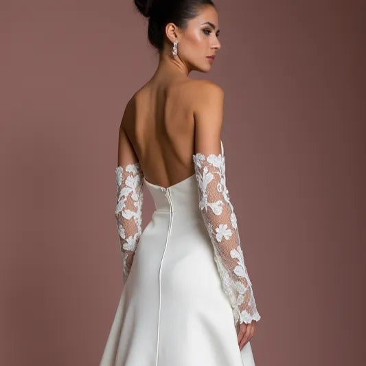Elegant A-Line Gown with a Sweetheart Neckline for a Timeless Look
