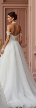 Princess Bridal Gown with a Full Skirt for a Dramatic Flair