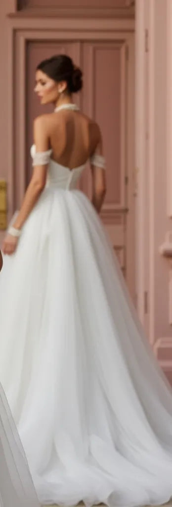Princess Bridal Gown with a Full Skirt for a Dramatic Flair