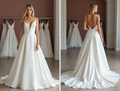 White Princess Wedding Dress for Winter Brides Wanting a Grand Gown